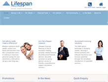 Tablet Screenshot of lifespanfp.com.au